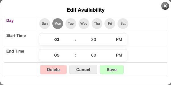 Availability Example